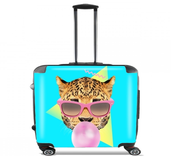  Bubble gum leo para Ruedas cabina bolsa de equipaje maleta trolley 17" laptop