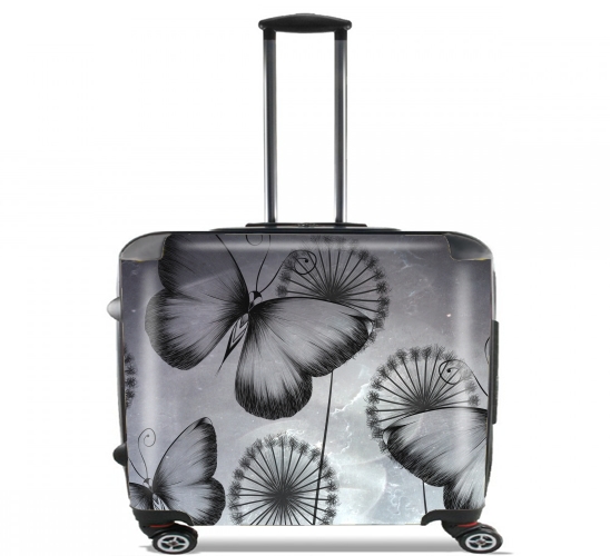  Butterflies Dandelion para Ruedas cabina bolsa de equipaje maleta trolley 17" laptop