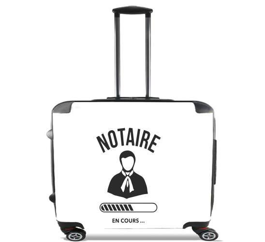  Cadeau etudiant droit notaire para Ruedas cabina bolsa de equipaje maleta trolley 17" laptop