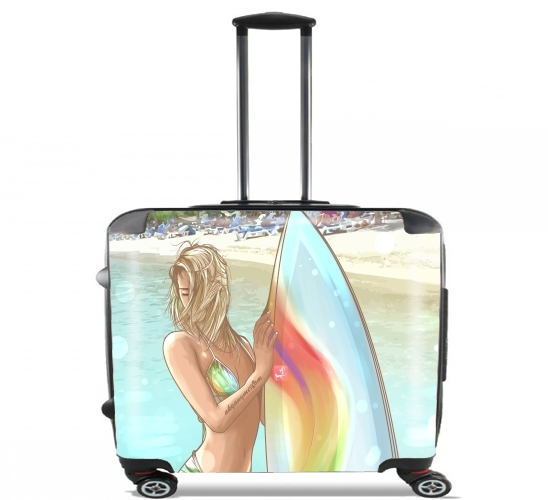  California Surfer para Ruedas cabina bolsa de equipaje maleta trolley 17" laptop