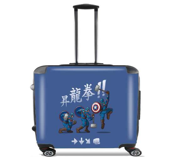  Captain America - Thor Hammer para Ruedas cabina bolsa de equipaje maleta trolley 17" laptop