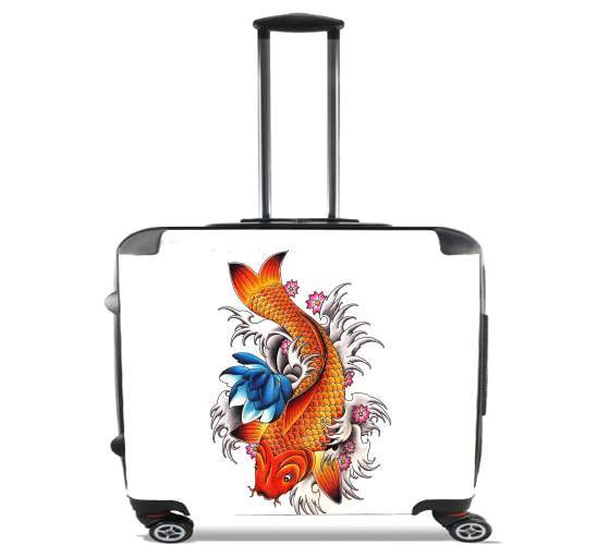  Carpe japonaise para Ruedas cabina bolsa de equipaje maleta trolley 17" laptop