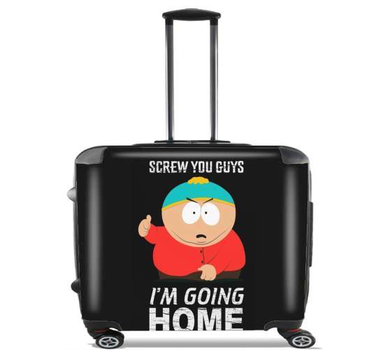  Cartman Going Home para Ruedas cabina bolsa de equipaje maleta trolley 17" laptop