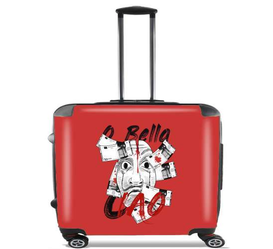  Casa De Papel Bella Ciao Art para Ruedas cabina bolsa de equipaje maleta trolley 17" laptop