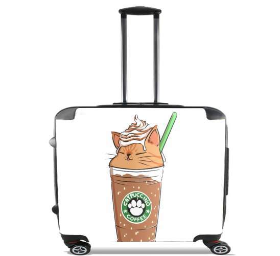  Catpuccino Caramel para Ruedas cabina bolsa de equipaje maleta trolley 17" laptop