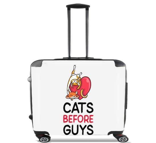  Cats before guy para Ruedas cabina bolsa de equipaje maleta trolley 17" laptop