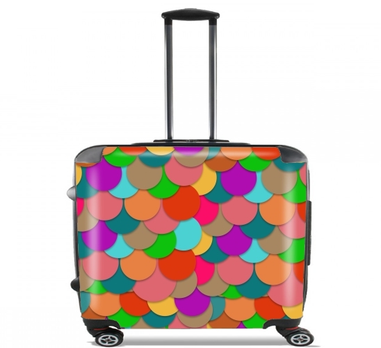  Circles Multicolor para Ruedas cabina bolsa de equipaje maleta trolley 17" laptop