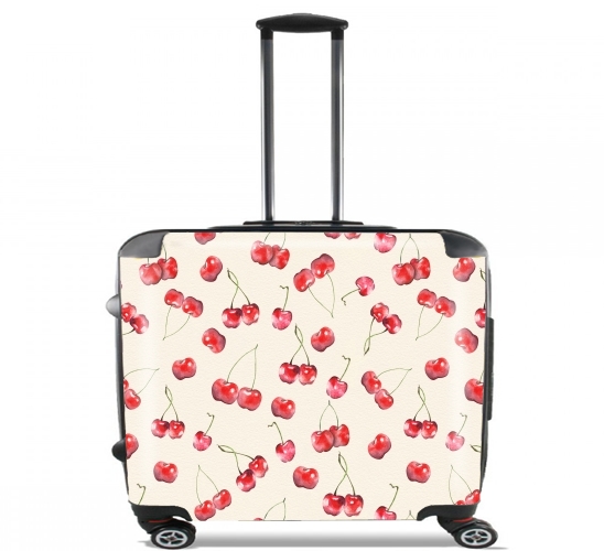  Cherry Pattern para Ruedas cabina bolsa de equipaje maleta trolley 17" laptop