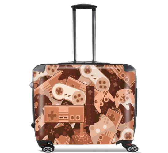  Chocolate Gamers para Ruedas cabina bolsa de equipaje maleta trolley 17" laptop