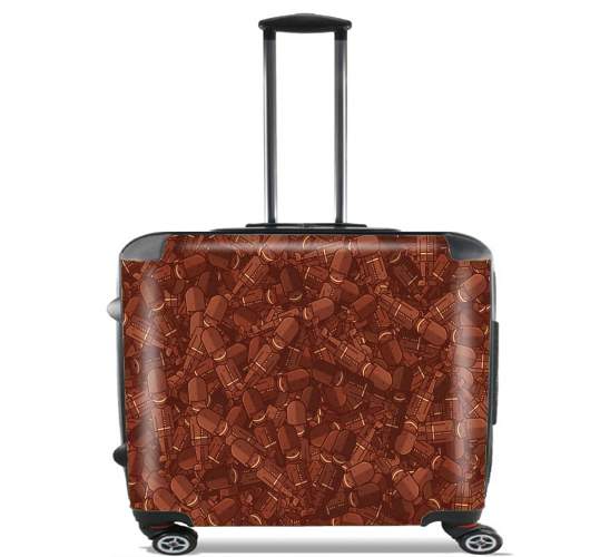  Chocolate Guard Buckingham para Ruedas cabina bolsa de equipaje maleta trolley 17" laptop