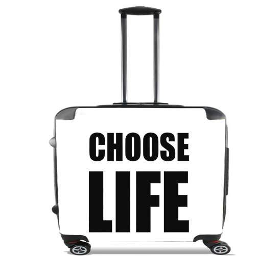  Choose Life para Ruedas cabina bolsa de equipaje maleta trolley 17" laptop