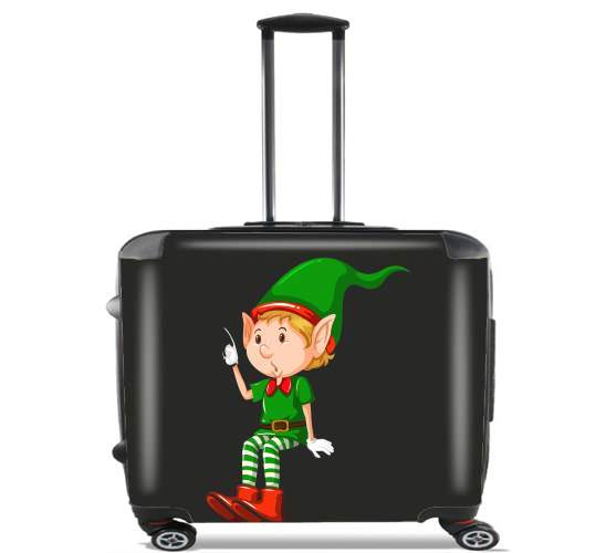  Christmas Elfe para Ruedas cabina bolsa de equipaje maleta trolley 17" laptop