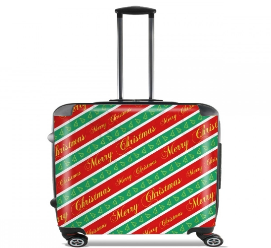  Christmas Wrapping Paper para Ruedas cabina bolsa de equipaje maleta trolley 17" laptop