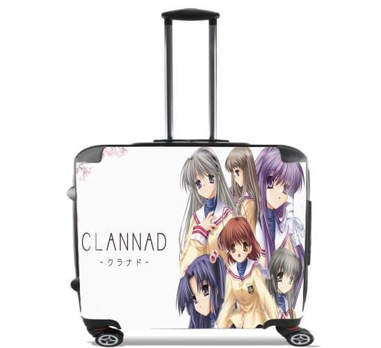  Clannad Bonnus para Ruedas cabina bolsa de equipaje maleta trolley 17" laptop