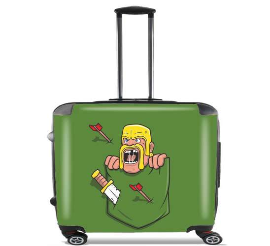  Clash Pocket para Ruedas cabina bolsa de equipaje maleta trolley 17" laptop