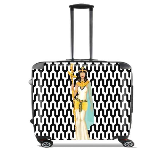  Cleopatra Egypt para Ruedas cabina bolsa de equipaje maleta trolley 17" laptop