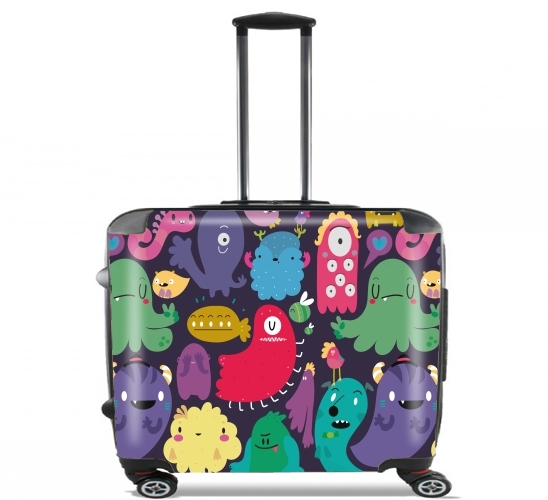  Colorful Creatures para Ruedas cabina bolsa de equipaje maleta trolley 17" laptop