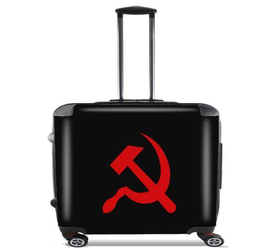  Hoz y martillo comunistas para Ruedas cabina bolsa de equipaje maleta trolley 17" laptop