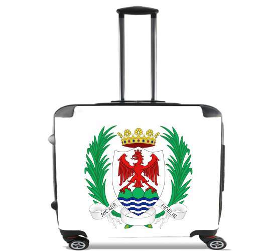  Comte de Nice para Ruedas cabina bolsa de equipaje maleta trolley 17" laptop