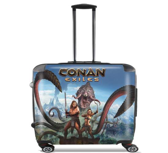  Conan Exiles para Ruedas cabina bolsa de equipaje maleta trolley 17" laptop