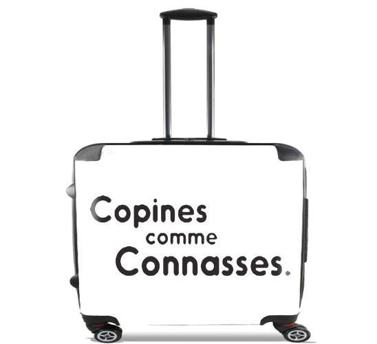  Copines comme connasses para Ruedas cabina bolsa de equipaje maleta trolley 17" laptop