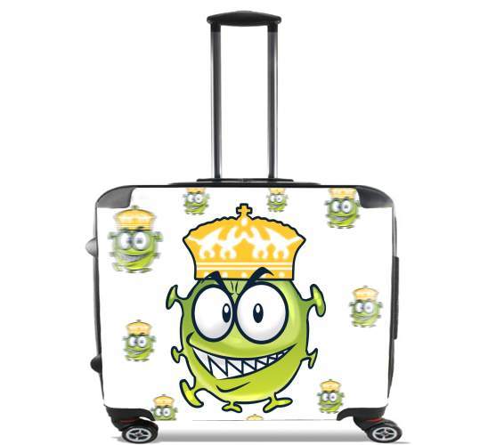  Corona Virus para Ruedas cabina bolsa de equipaje maleta trolley 17" laptop