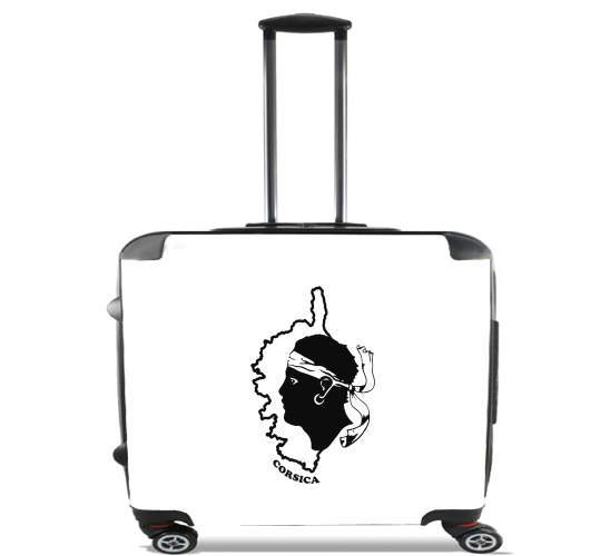  Corsica para Ruedas cabina bolsa de equipaje maleta trolley 17" laptop