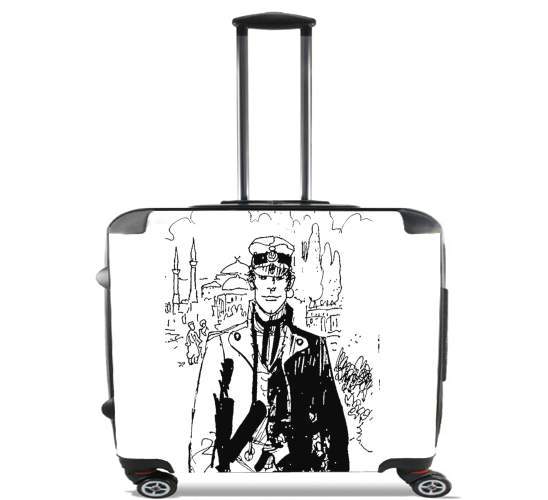  Corto Maltes Fan Art para Ruedas cabina bolsa de equipaje maleta trolley 17" laptop