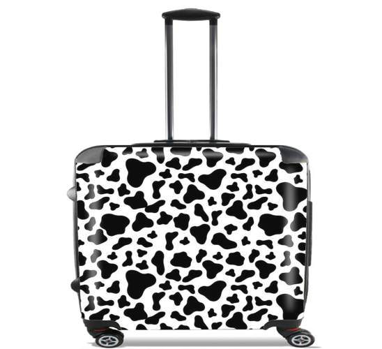  Cow Pattern para Ruedas cabina bolsa de equipaje maleta trolley 17" laptop