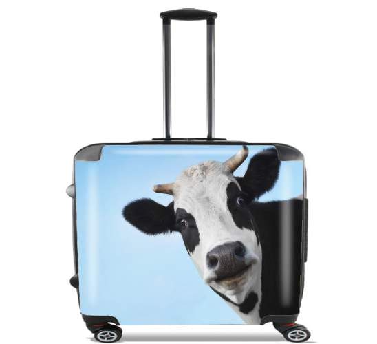  Cow para Ruedas cabina bolsa de equipaje maleta trolley 17" laptop