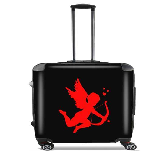  Cupidon Love Heart para Ruedas cabina bolsa de equipaje maleta trolley 17" laptop