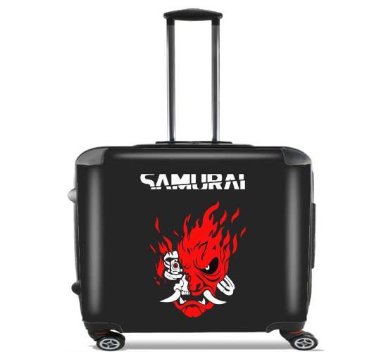  cyberpunk samurai para Ruedas cabina bolsa de equipaje maleta trolley 17" laptop