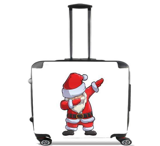  Dabbing Santa Claus Christmas para Ruedas cabina bolsa de equipaje maleta trolley 17" laptop