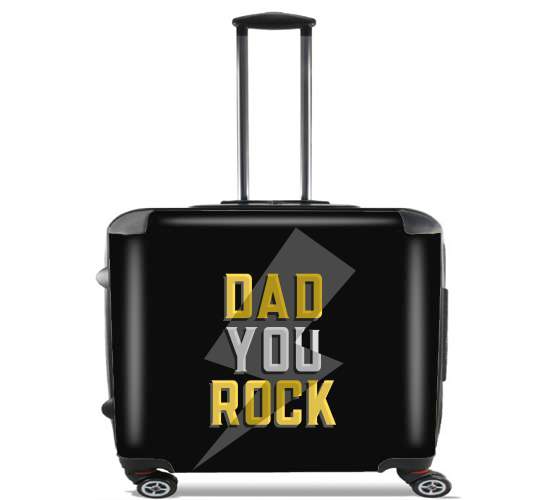  Dad rock You para Ruedas cabina bolsa de equipaje maleta trolley 17" laptop