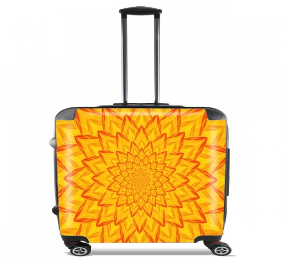  Dahlia Burning para Ruedas cabina bolsa de equipaje maleta trolley 17" laptop