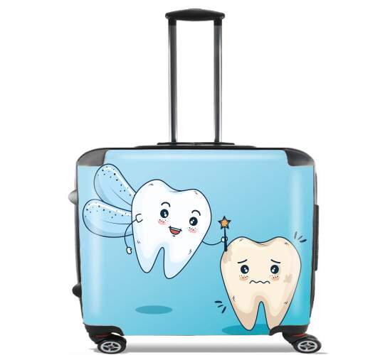  Dental Fairy Tooth para Ruedas cabina bolsa de equipaje maleta trolley 17" laptop