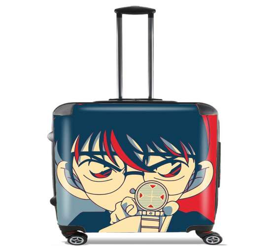  Detective Conan Propaganda para Ruedas cabina bolsa de equipaje maleta trolley 17" laptop