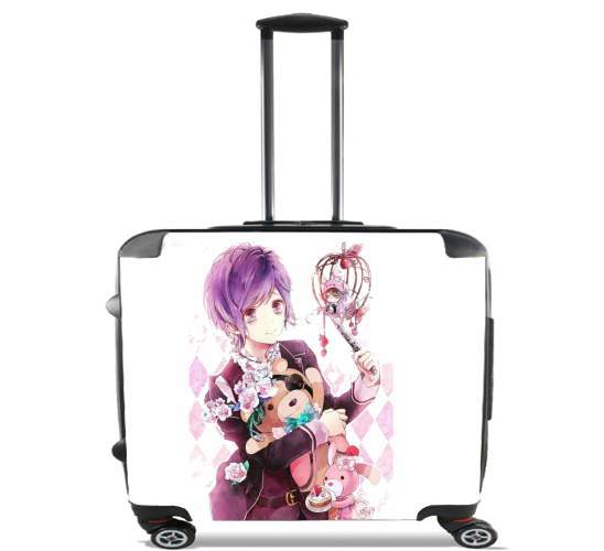  diabolik lovers kanato fanart para Ruedas cabina bolsa de equipaje maleta trolley 17" laptop