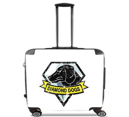  Diamond Dogs Solid Snake para Ruedas cabina bolsa de equipaje maleta trolley 17" laptop