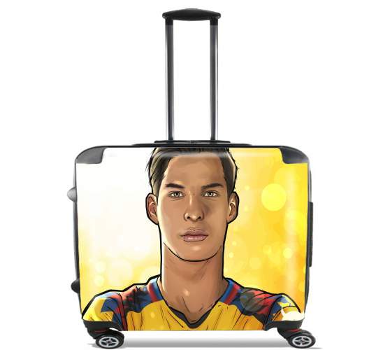  Diego Lainez America para Ruedas cabina bolsa de equipaje maleta trolley 17" laptop