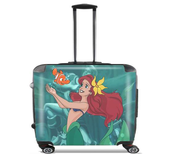  Disney Hangover Ariel and Nemo para Ruedas cabina bolsa de equipaje maleta trolley 17" laptop