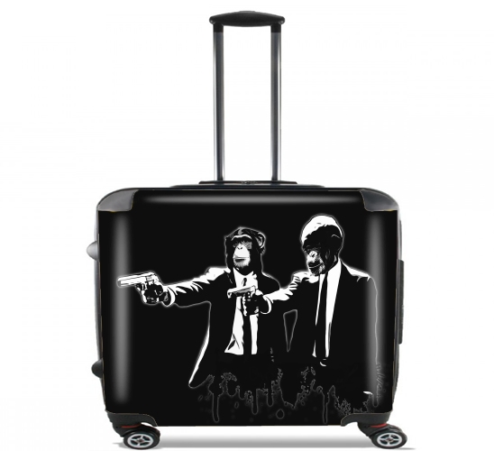  Divine Monkey Intervention para Ruedas cabina bolsa de equipaje maleta trolley 17" laptop