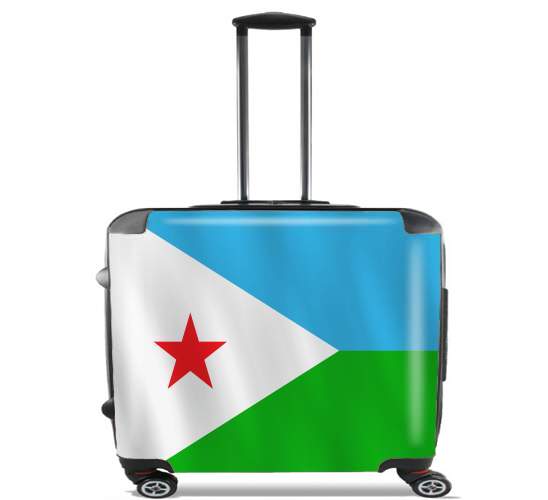  Djibouti para Ruedas cabina bolsa de equipaje maleta trolley 17" laptop