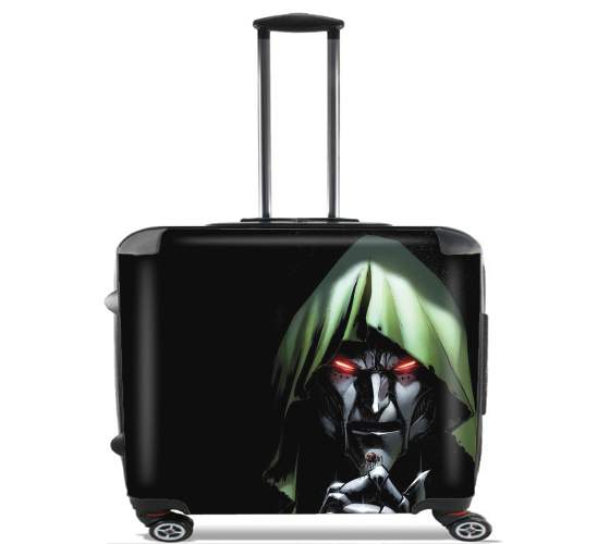  Doctor Doom para Ruedas cabina bolsa de equipaje maleta trolley 17" laptop