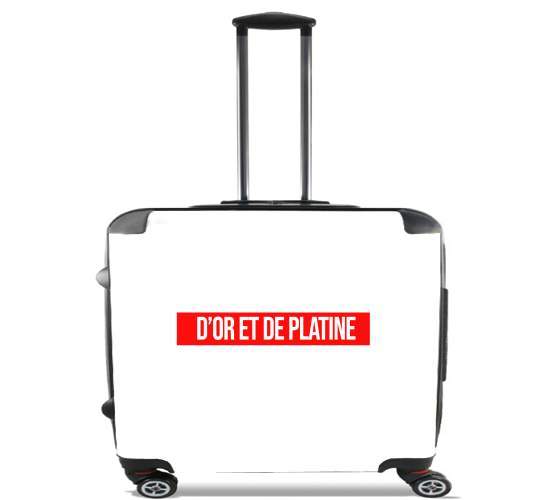  Dor et de platine para Ruedas cabina bolsa de equipaje maleta trolley 17" laptop