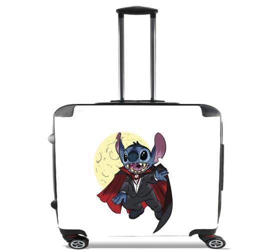  Dracula Stitch Parody Fan Art para Ruedas cabina bolsa de equipaje maleta trolley 17" laptop
