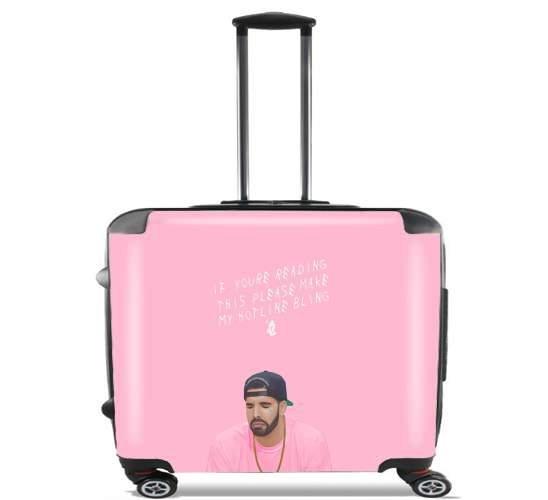  Drake Bling Bling para Ruedas cabina bolsa de equipaje maleta trolley 17" laptop