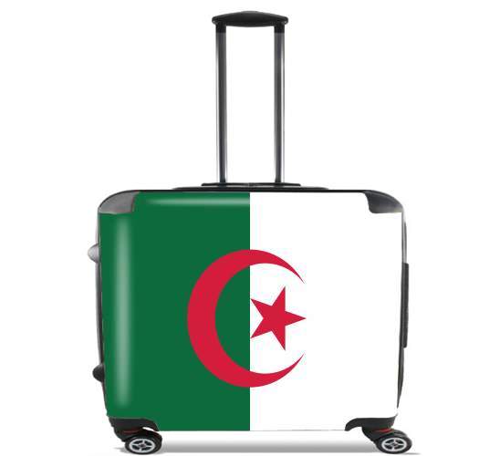  Bandera Argelia para Ruedas cabina bolsa de equipaje maleta trolley 17" laptop