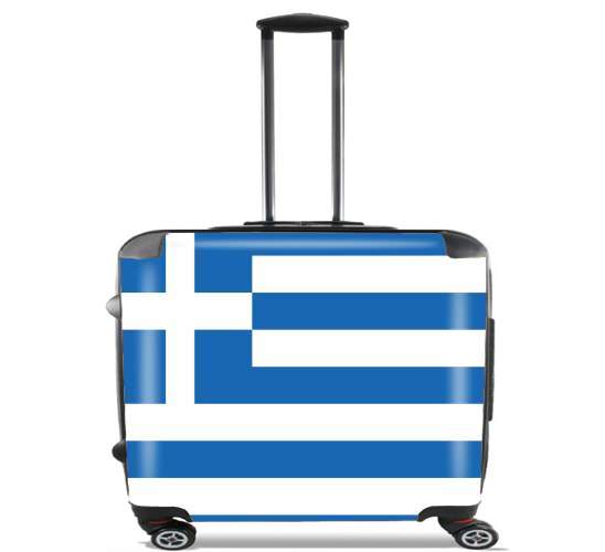  Bandera de Grecia para Ruedas cabina bolsa de equipaje maleta trolley 17" laptop