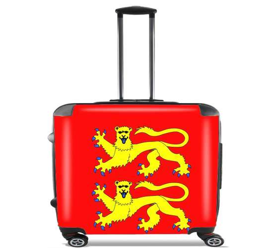  Drapeau Normand para Ruedas cabina bolsa de equipaje maleta trolley 17" laptop